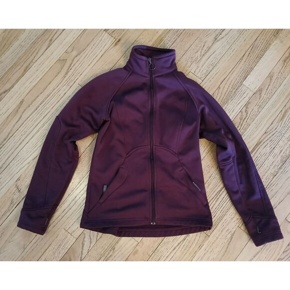 Columbia Sportswear Women's Sweat Jacket Zip Up Purple Pockets - Picture 2 of 9